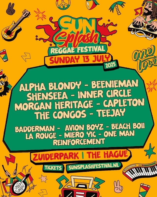 Sun Splash Reggae Festival 2025 — Festival Zomer in het Zuiderpark